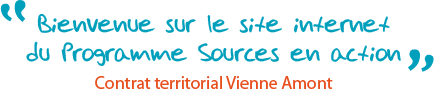Bienvenue sur le site internet du Programme Sources en action - Contrat territorial Vienne Amont